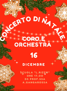 Locandina concerto di natale